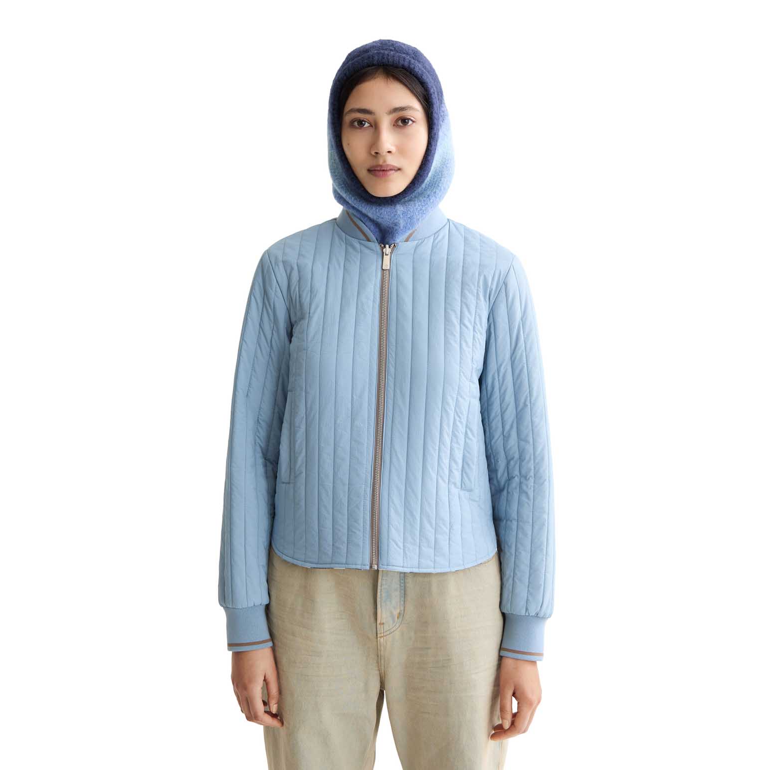 Scotch & Soda Reversible Printed and Quilted Bomber